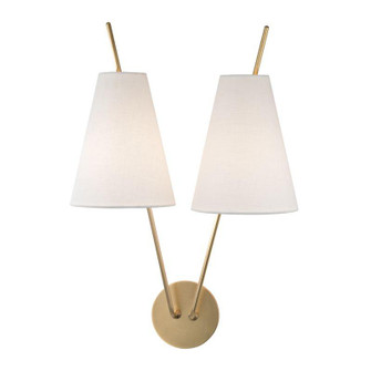 2 LIGHT WALL SCONCE (57|6322-AGB)