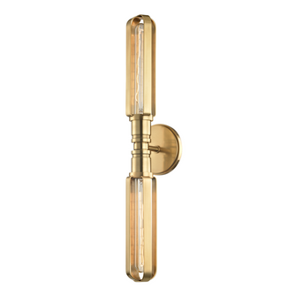 2 LIGHT WALL SCONCE (57|1092-AGB)