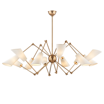 12 LIGHT CHANDELIER (57|5312-AGB)