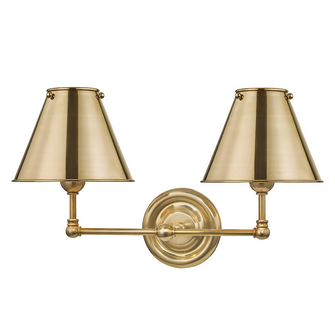 2 LIGHT WALL SCONCE (57|MDS102-AGB)