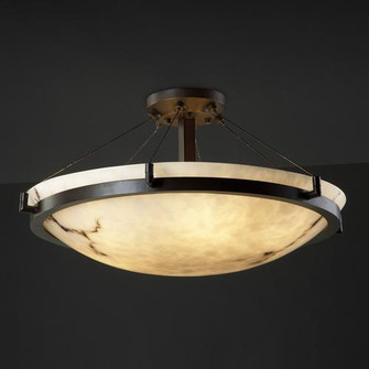 24'' Round Semi-Flush Bowl w/ Ring (254|FAL-9682-35-MBLK)