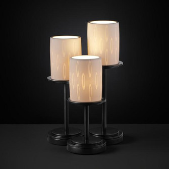 Dakota 3-Light Table Lamp (254|POR-8797-10-WFAL-MBLK)