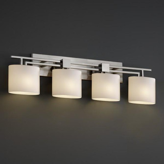 Aero 4-Light Bath Bar (254|FSN-8704-10-OPAL-MBLK)