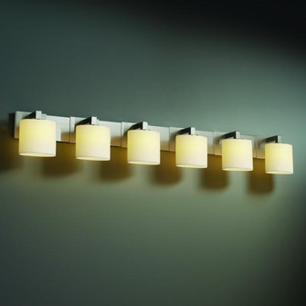 Modular 6-Light Bath Bar (254|CNDL-8926-14-AMBR-MBLK)