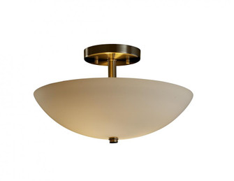 14'' Round Semi-Flush Bowl (254|FSN-9690-35-OPAL-ABRS)