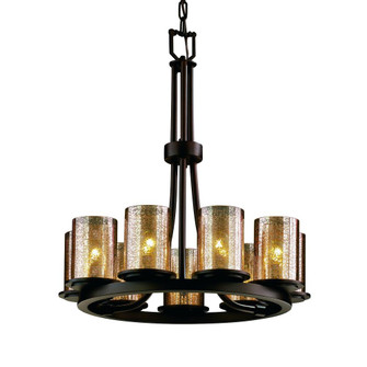 Dakota 9-Light Ring Chandelier (254|FSN-8766-10-MROR-DBRZ)