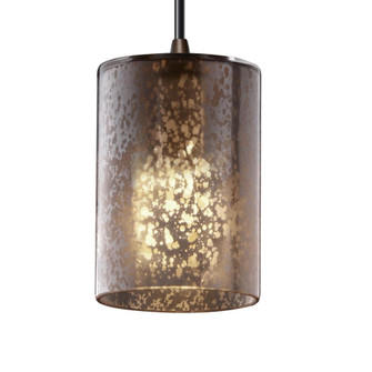Mini 1-Light Pendant (254|FSN-8815-10-MROR-MBLK-RIGID)