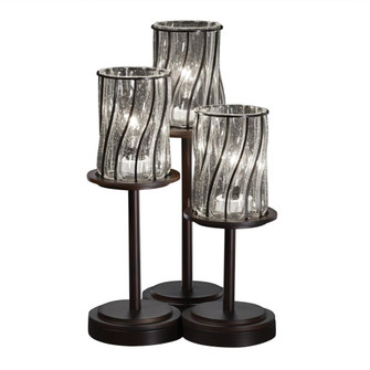 Dakota 3-Light Table Lamp (254|WGL-8797-10-GRCB-MBLK)