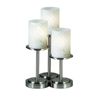 Dakota 3-Light LED Table Lamp (254|FSN-8797-10-WEVE-NCKL-LED3-2100)