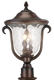 Santa Barbara Outdoor 3 Light Medium Post Mount Lantern (133|9012BB)