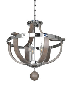 Sharlow 3 Light Semi Flush Mount (133|300440CH)