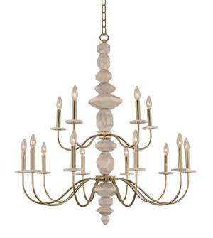 Carrara (10+5) Light 2 Tier Chandelier (133|304852CG)