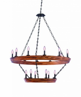 Lansdale (12+6) Light 2 Tier Chandelier (133|505553BI)