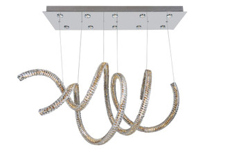 Ravina 10 Light + LED Convertible Pendant - Flush Mount (1252|11804-010-SE001)