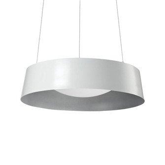 Sampson 17-in White Dimmable LED Pendant (461|401207WH-LED)