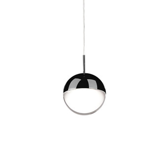 Pluto 4-in Black Chrome Dimmable LED Pendant (461|402801BC-LED)