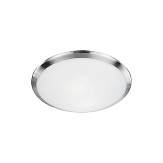 Malta 12-in Brushed Nickel 1 Light Flush Mount (461|51561BN)