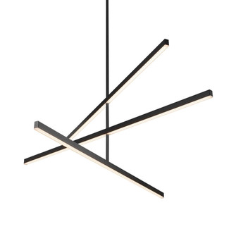 Vega 56-in Black LED Chandeliers (461|CH10356-BK)
