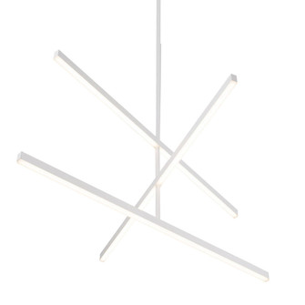 Vega 56-in White LED Chandeliers (461|CH10356-WH)