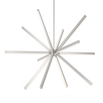 Sirius 56-in Brushed Nickel LED Chandeliers (461|CH14356-BN)