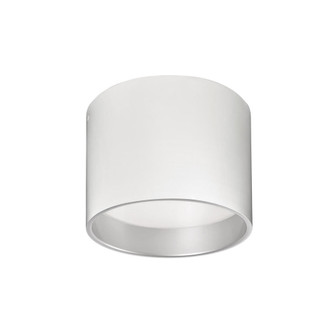 Mousinni 10-in White Dimmable LED Flush Mount (461|FM11410-WH)