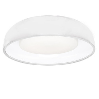 Beacon 24-in White LED Flush Mount (461|FM13124-WH)