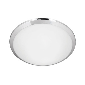 Malta 12-in Chrome Dimmable LED Flush Mount (461|FM1512-CH)
