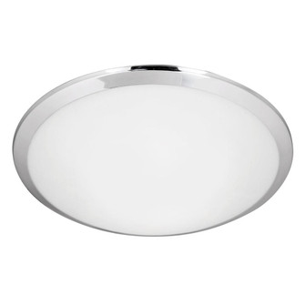 Malta 15-in Chrome LED Flush Mount (461|FM1515-CH)