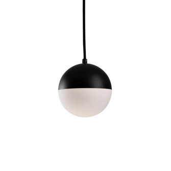 Monae 6-in Black Dimmable LED Pendant (461|PD11706-BK)