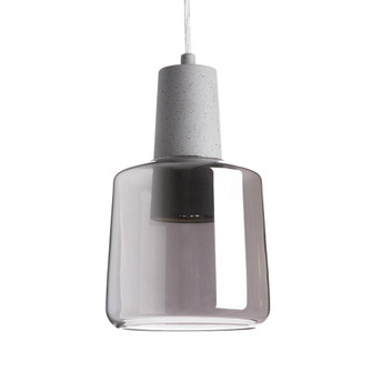 Samson 6-in Smoked Dimmable LED Pendant (461|PD12506-SM)