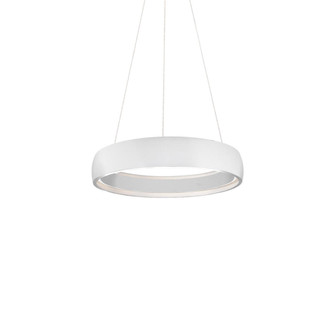 Halo 23-in White Dimmable LED Pendant (461|PD22723-WH)