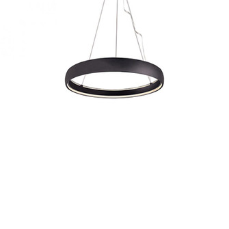 Halo 35-in Black LED Pendant (461|PD22735-BK)