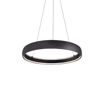 Halo 35-in Black LED Pendant (461|PD22735-BK)