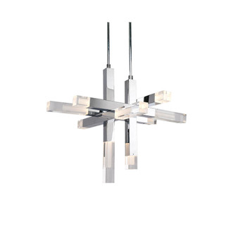 Martelo 30-in Chrome Dimmable LED Pendant (461|PD53330-CH)