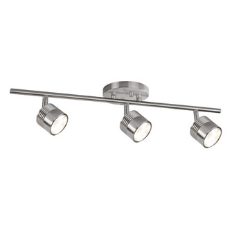 Lyra 22-in Brushed Nickel 3 Head Dimmable LED Track Lights (461|TR10022-BN)