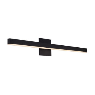 Vega 37-in Black Damp-Rated Dimmable LED Vanity Light (461|VL10337-BK)