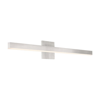 Vega 37-in Brushed Nickel Damp-Rated Dimmable LED Vanity Light (461|VL10337-BN)