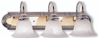 3 Light Polished Chrome & PB Bath Light (108|1003-52)