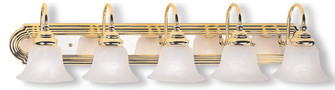 5 Light PB & Polished Chrome Bath Light (108|1005-25)