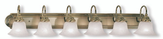 6 Light Antique Brass Bath Light (108|1006-01)