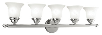 5 Light Polished Chrome Bath Light (108|1065-05)