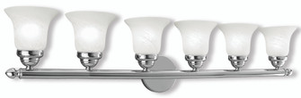 6 Light Polished Chrome Bath Light (108|1066-05)