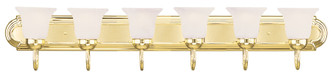 6 Light Polished Brass Bath Light (108|1076-02)