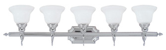 5 Light Polished Chrome Bath Light (108|1285-05)