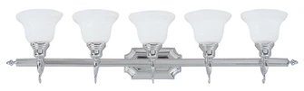 5 Light Polished Chrome Bath Light (108|1285-05)