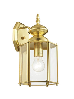 1 Light PB Outdoor Wall Lantern (108|2007-02)