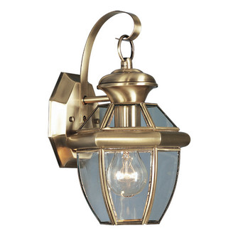 1 Light AB Outdoor Wall Lantern (108|2051-01)