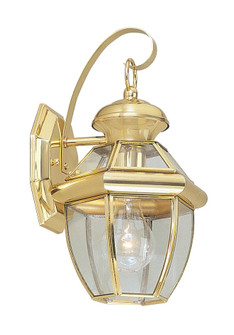 1 Light PB Outdoor Wall Lantern (108|2051-02)