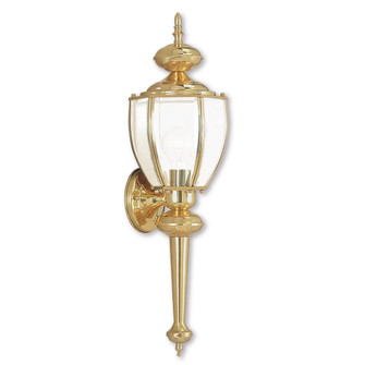 1 Light PB Outdoor Wall Lantern (108|2112-02)