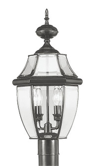 2 Light Black Outdoor Post Lantern (108|2254-04)